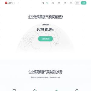 心知天气 - 高精度气象数据 - 天气数据API接口 - 行业气象解决方案